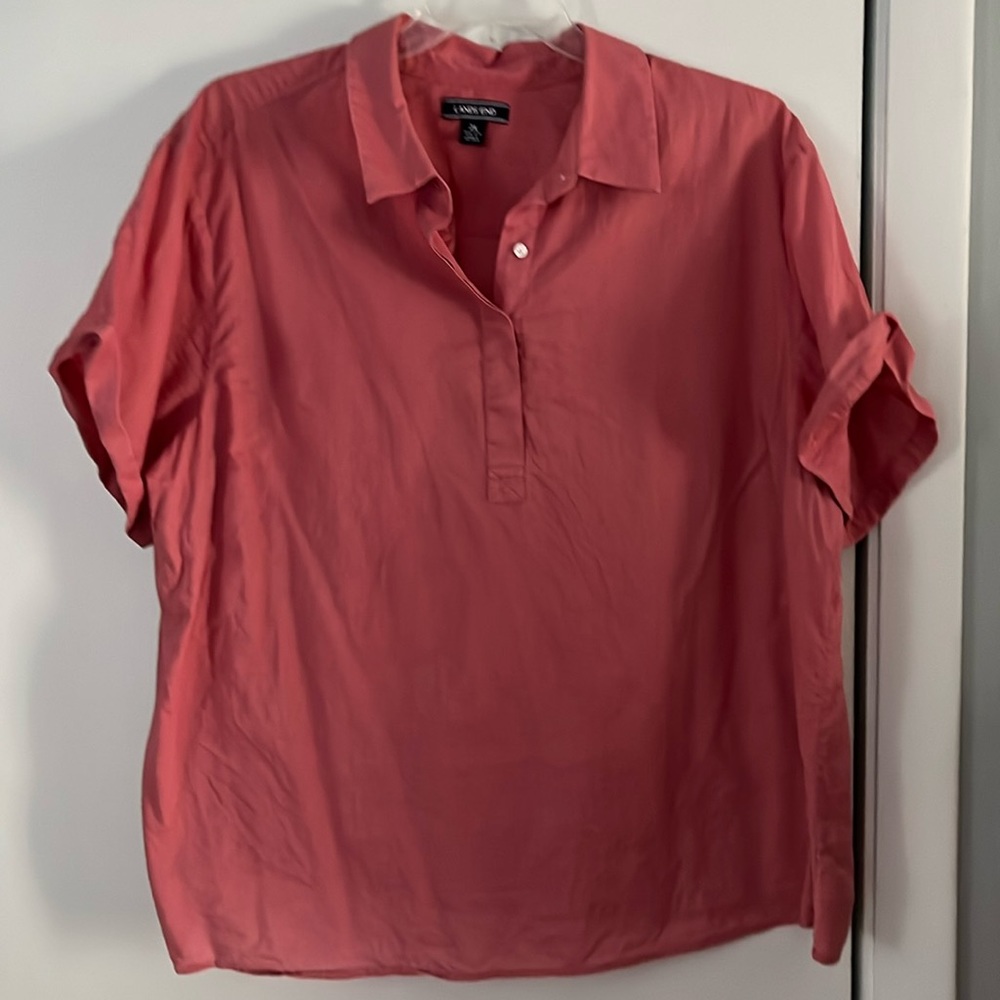 Lands’ End short sleeve pullover top